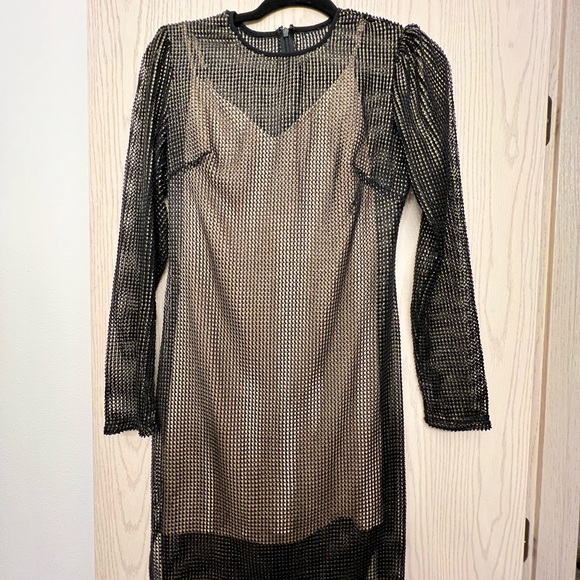 M Viola Long Sleeve Mesh Minidress Great condition like new - Picture 4 of 11